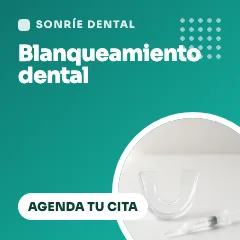 Flyer de la clínica para blanqueamiento dental