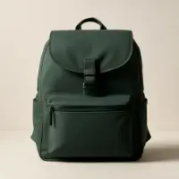 Mochila urbana verde oscuro